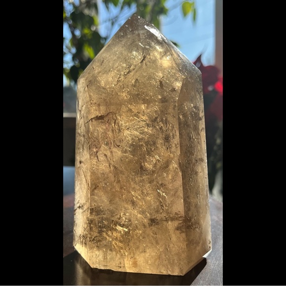 โจ 2x HP โจ Rainbow-filled Brazilian Citrine Tower โจ (Read Desc.) โจ - Picture 6 of 10